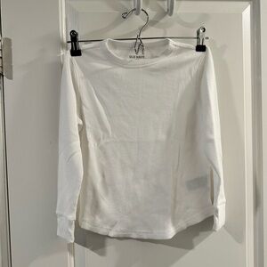 Old Navy Long-Sleeve Waffle-Knit T-Shirt